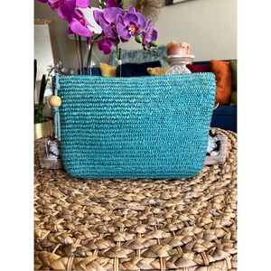 Vintage Straw Clutch Bag